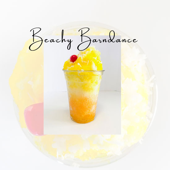 beachy barndance shaved ice