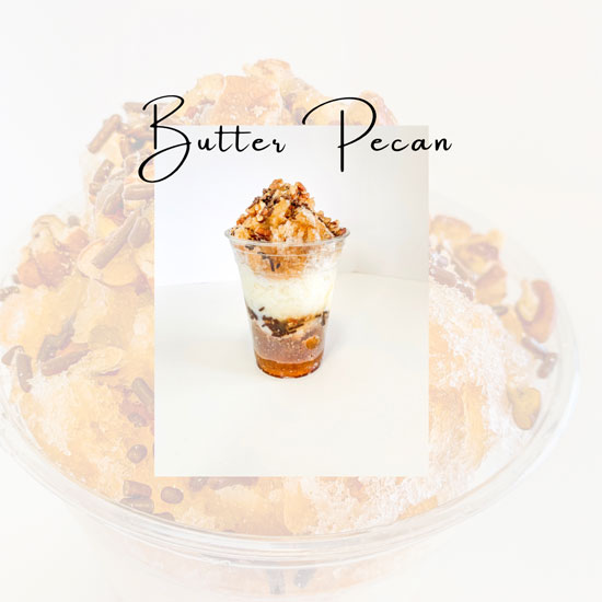 butter pecan shaved ice