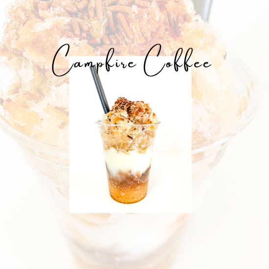 campfire coffees shaved ice