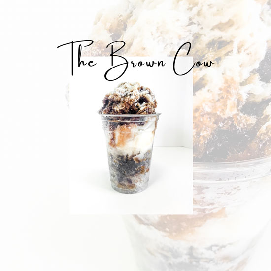 the brown cow shared ice